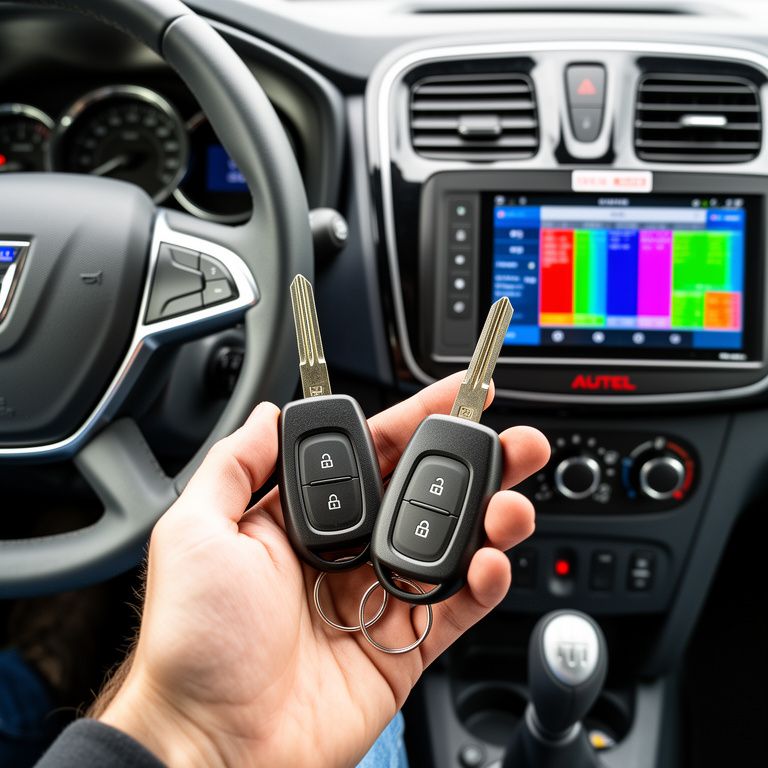 Clé Dacia Sandero — Copie et programmation chez AUTOKEYS.ma à Oujda